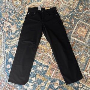 Black Carhartt Loose Original Fit Canvas Carpenter Jean.